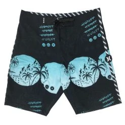 Bermuda Água Hurley Caos Preta E Azul