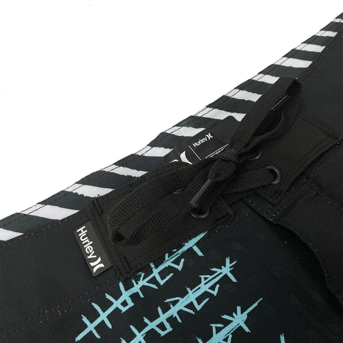 Bermuda Água Hurley Caos Preta E Azul 5 Bermuda Água Hurley Caos Preta E Azul - Image 3