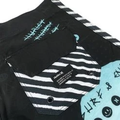 Bermuda Água Hurley Caos Preta E Azul 11 Bermuda Água Hurley Caos Preta E Azul -Redley Store D71 5100 008 zoom5