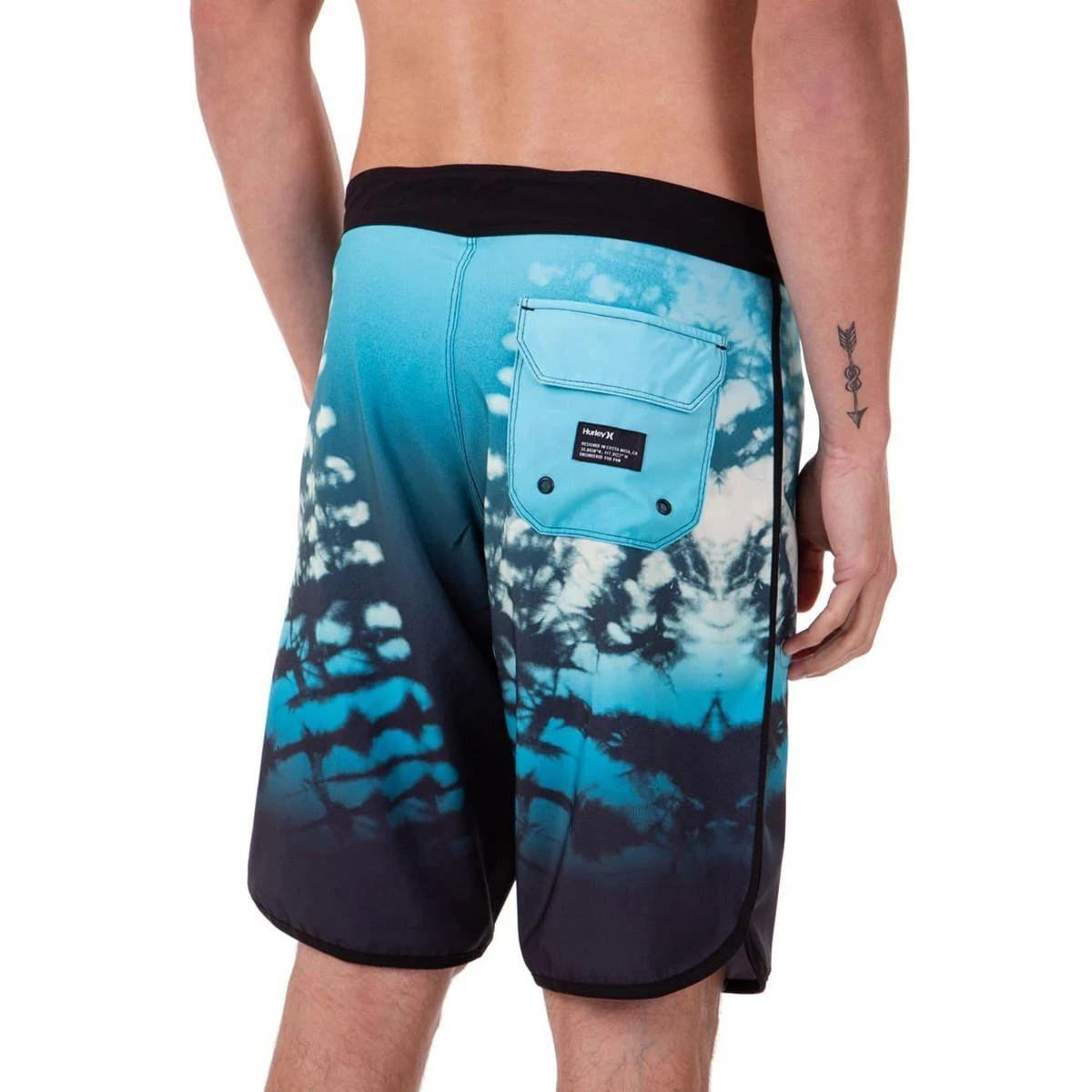 Bermuda Hurley Fusion Turquesa 6 Bermuda Hurley Fusion Turquesa - Image 4