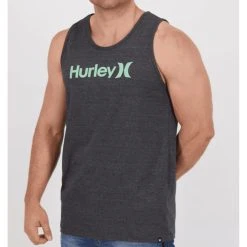 Camiseta Regata Hurley O&O Solid Preto Mescla 9 Camiseta Regata Hurley O&O Solid Preto Mescla -Redley Store D71 5670 377 zoom3