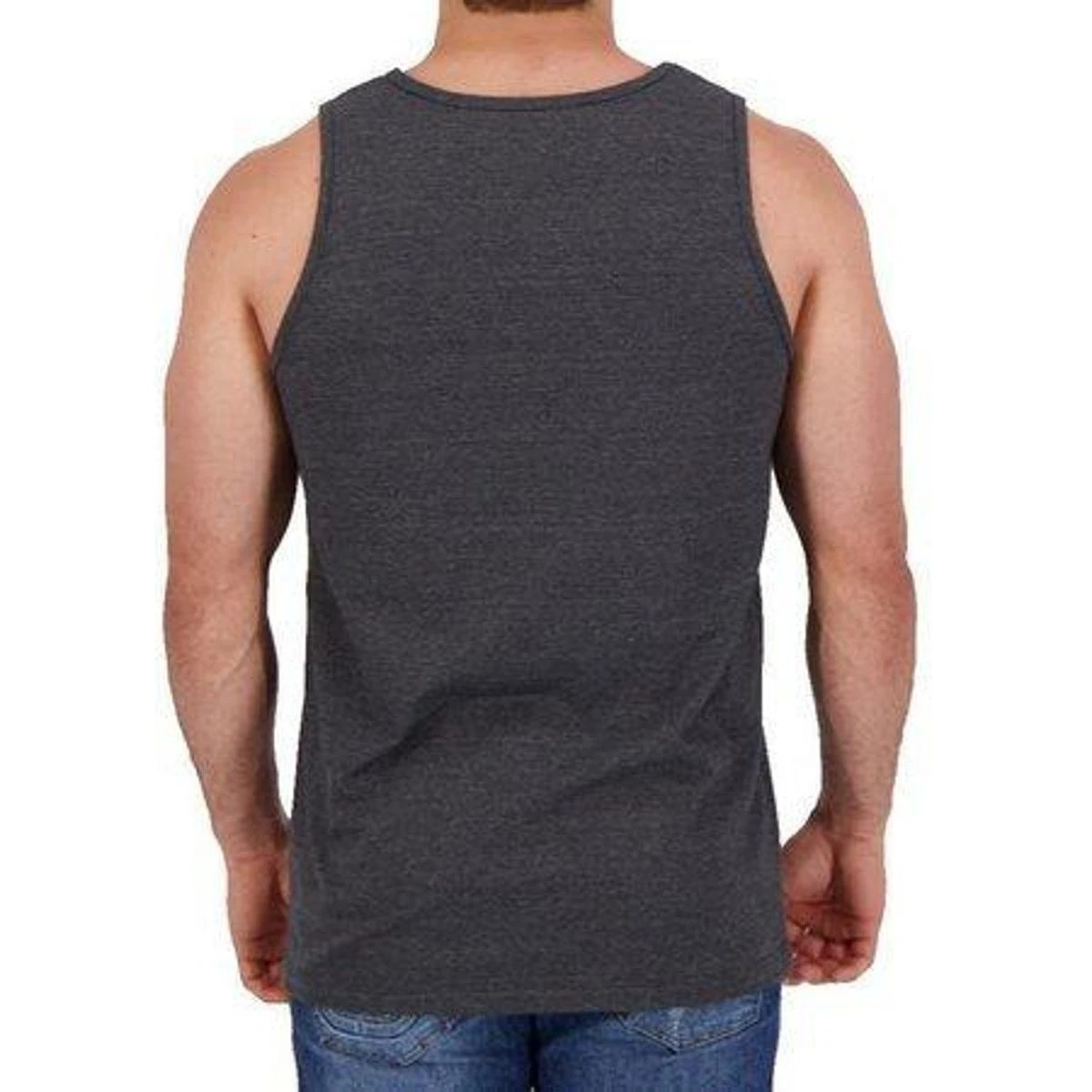 Camiseta Regata Hurley O&O Solid Preto Mescla 7 Camiseta Regata Hurley O&O Solid Preto Mescla - Image 5