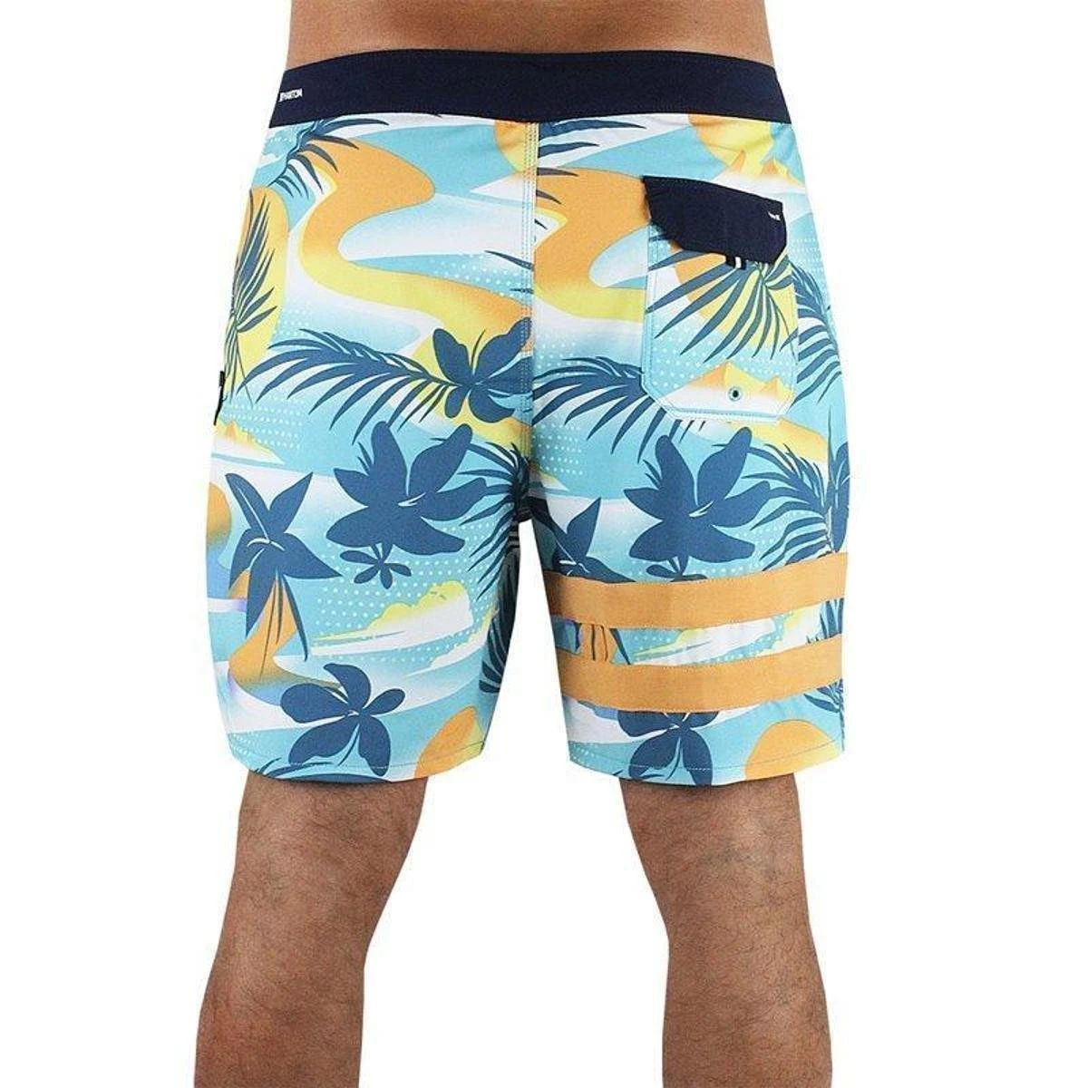 Bermuda Hurley Phantom Block Party Azul 5 Bermuda Hurley Phantom Block Party Azul - Image 3