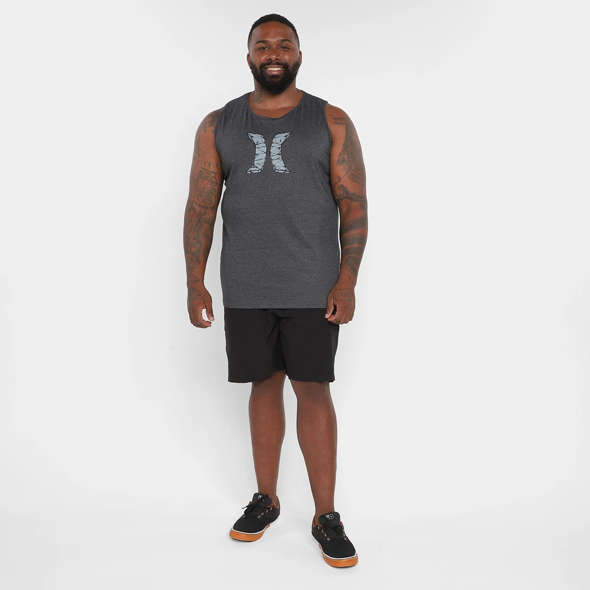 Regata Hurley Plus Size Hard Icon Masculina 6 Regata Hurley Plus Size Hard Icon Masculina - Image 4