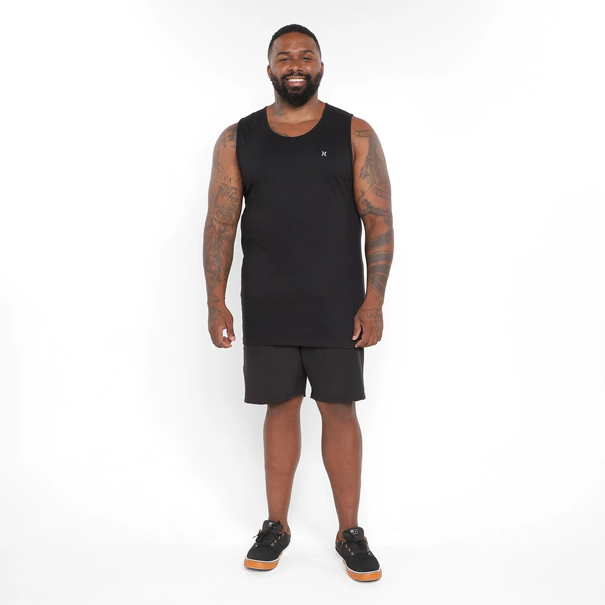 Regata Hurley Plus Size Mini Icon Masculina 6 Regata Hurley Plus Size Mini Icon Masculina - Image 4