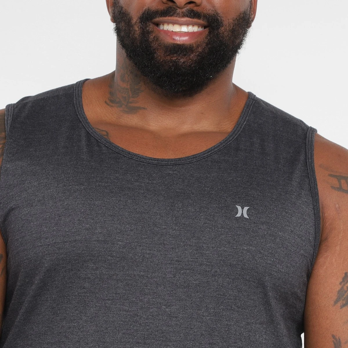 Regata Hurley Plus Size Mini Icon Masculina 5 Regata Hurley Plus Size Mini Icon Masculina - Image 3