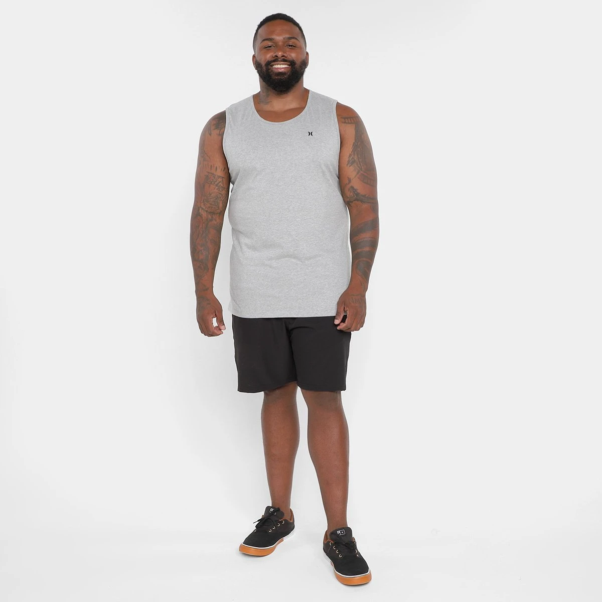 Regata Hurley Plus Size Mini Icon Masculina 6 Regata Hurley Plus Size Mini Icon Masculina - Image 4