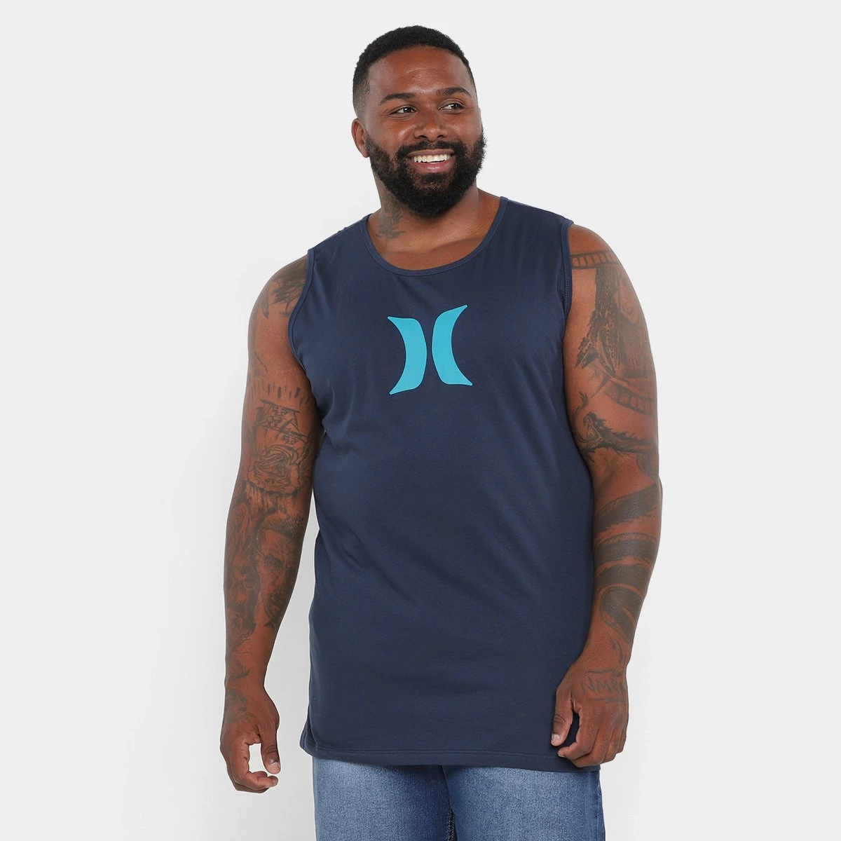 Regata Hurley Plus Size Icon Masculina 3 Regata Hurley Plus Size Icon Masculina