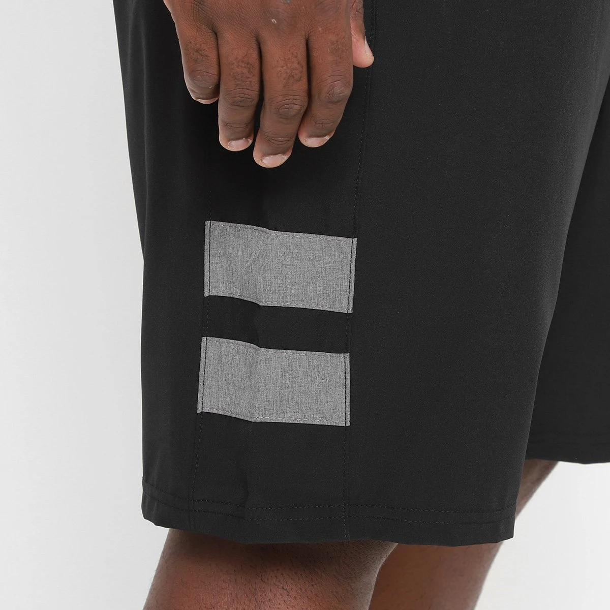 Bermuda Hurley Plus Size Elástico Block Masculina 5 Bermuda Hurley Plus Size Elástico Block Masculina - Image 3