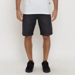 Billabong BERMUDA JEANS THE 73 JEAN BLACK - PRETO - 38