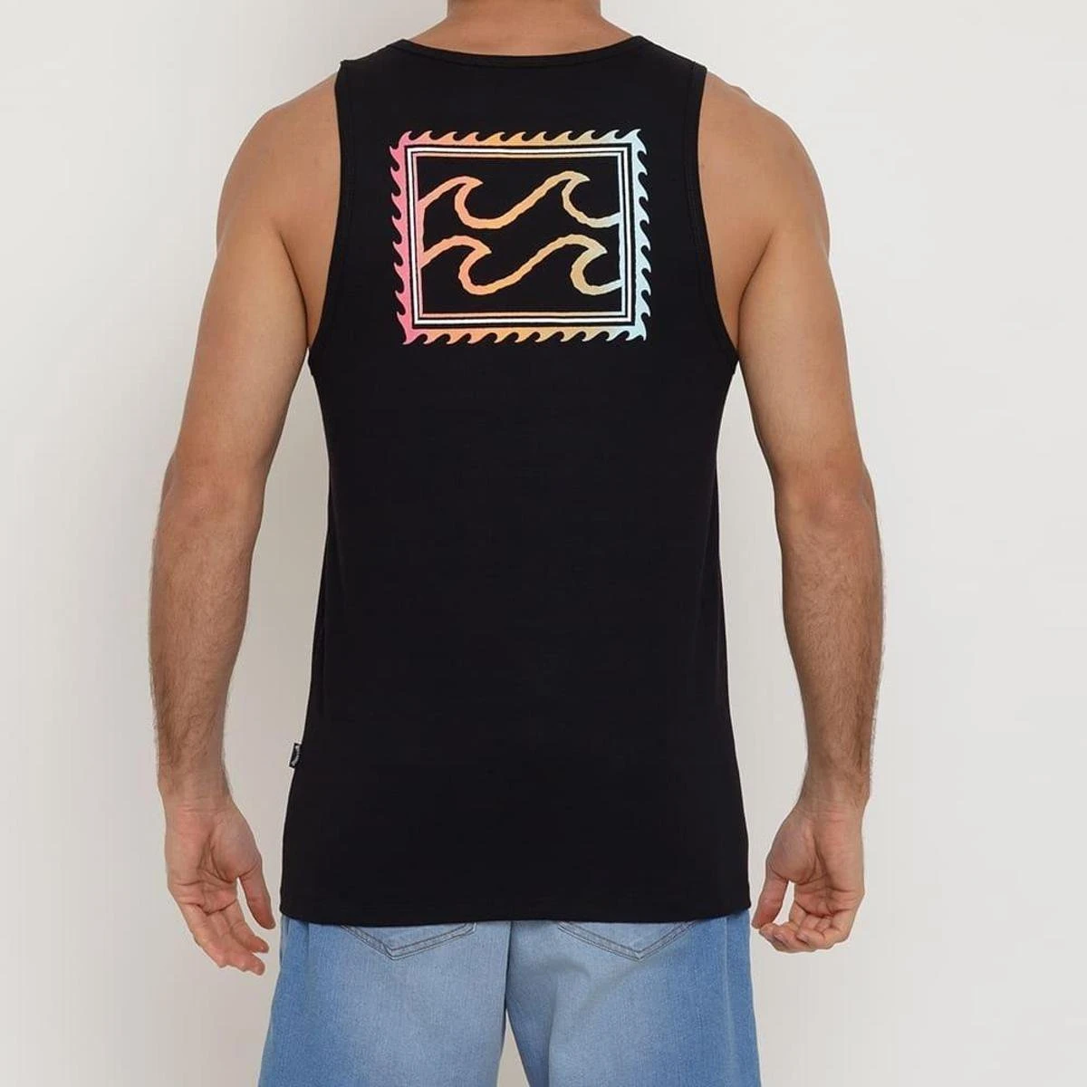 Camiseta Regata Billabong Crayon Wave I Preto 4 Camiseta Regata Billabong Crayon Wave I Preto - Image 2