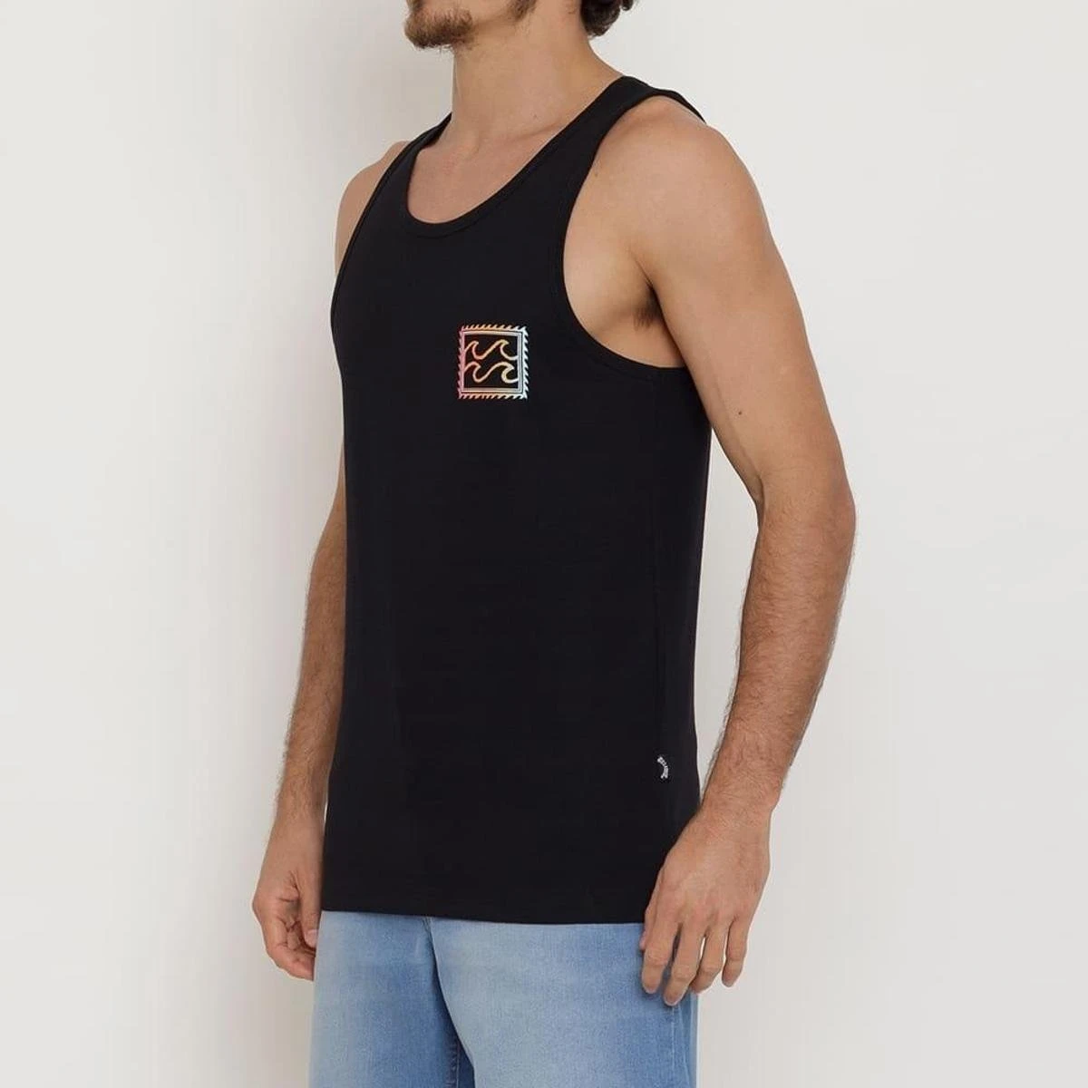 Camiseta Regata Billabong Crayon Wave I Preto 5 Camiseta Regata Billabong Crayon Wave I Preto - Image 3