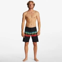 Billabong BOARDSHORT ANDY IRONS TRIBONG CICLO PRO - RASTA - 48 -Redley Store D75 6462 006 zoom6