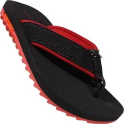 Sandália Kenner Kivah Cushy - Preto/vermelho Kenner