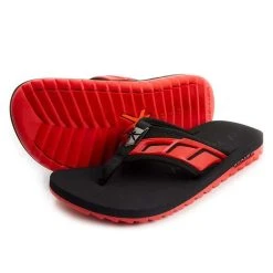 Sandália Kenner Kivah Full Force Preto/Vermelho 44