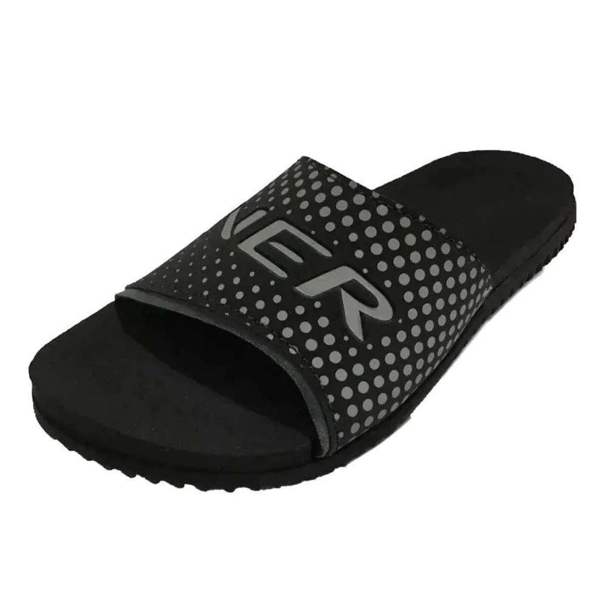 Sandália Kenner Slide Logomania Line Preta / Cinza 35 3 Sandália Kenner Slide Logomania Line Preta / Cinza 35