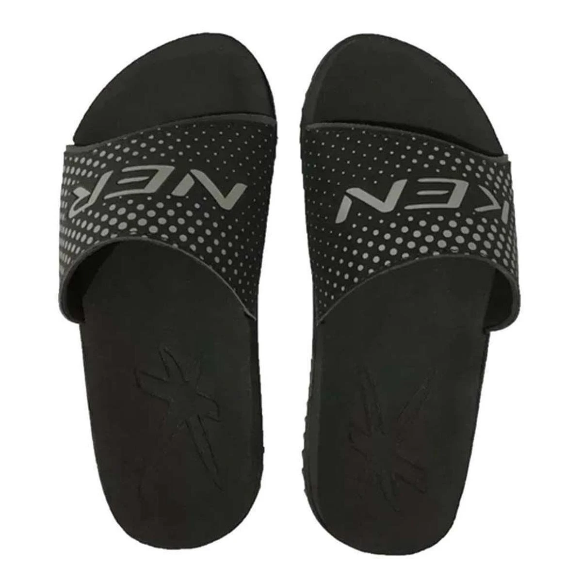 Sandália Kenner Slide Logomania Line Preta / Cinza 35 4 Sandália Kenner Slide Logomania Line Preta / Cinza 35 - Image 2