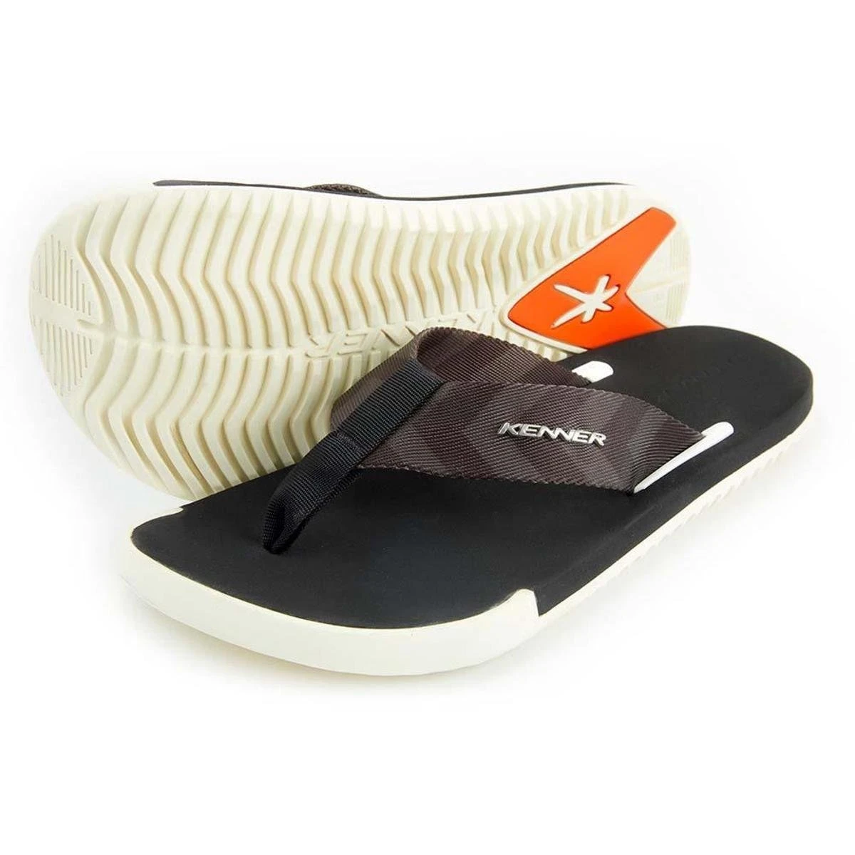 Sandália Kenner Kick.S Urban Preta / Branca 39 3 Sandália Kenner Kick.S Urban Preta / Branca 39