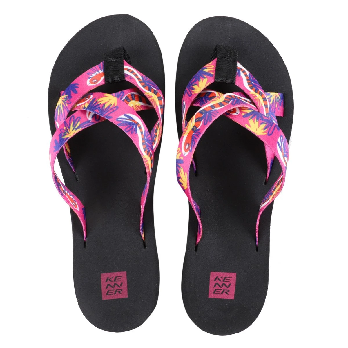 Chinelo Kenner Lips Moss Spider Grafix Feminino 3 Chinelo Kenner Lips Moss Spider Grafix Feminino