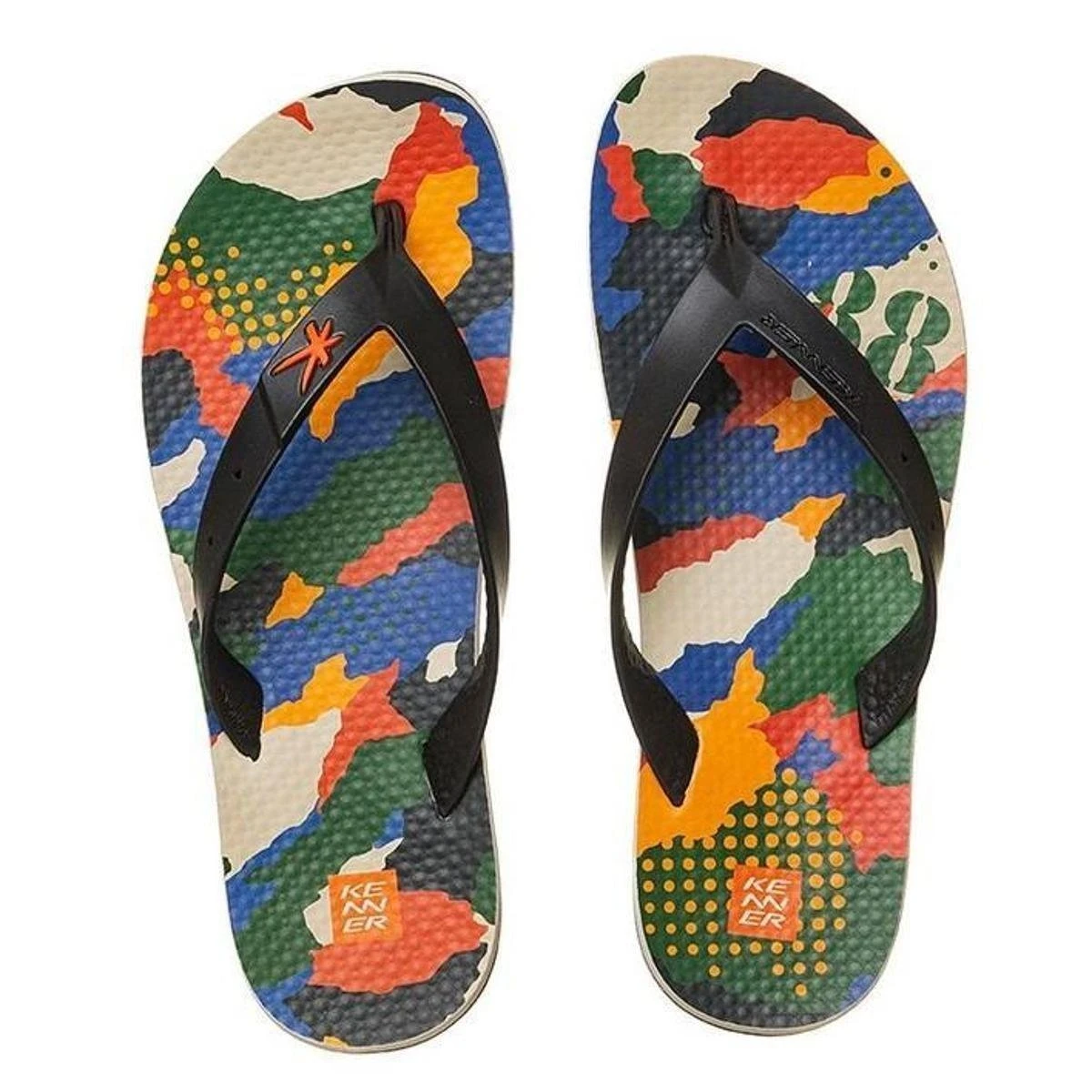 Chinelo Kenner Summer Paint Masculino Adulto 3 Chinelo Kenner Summer Paint Masculino Adulto