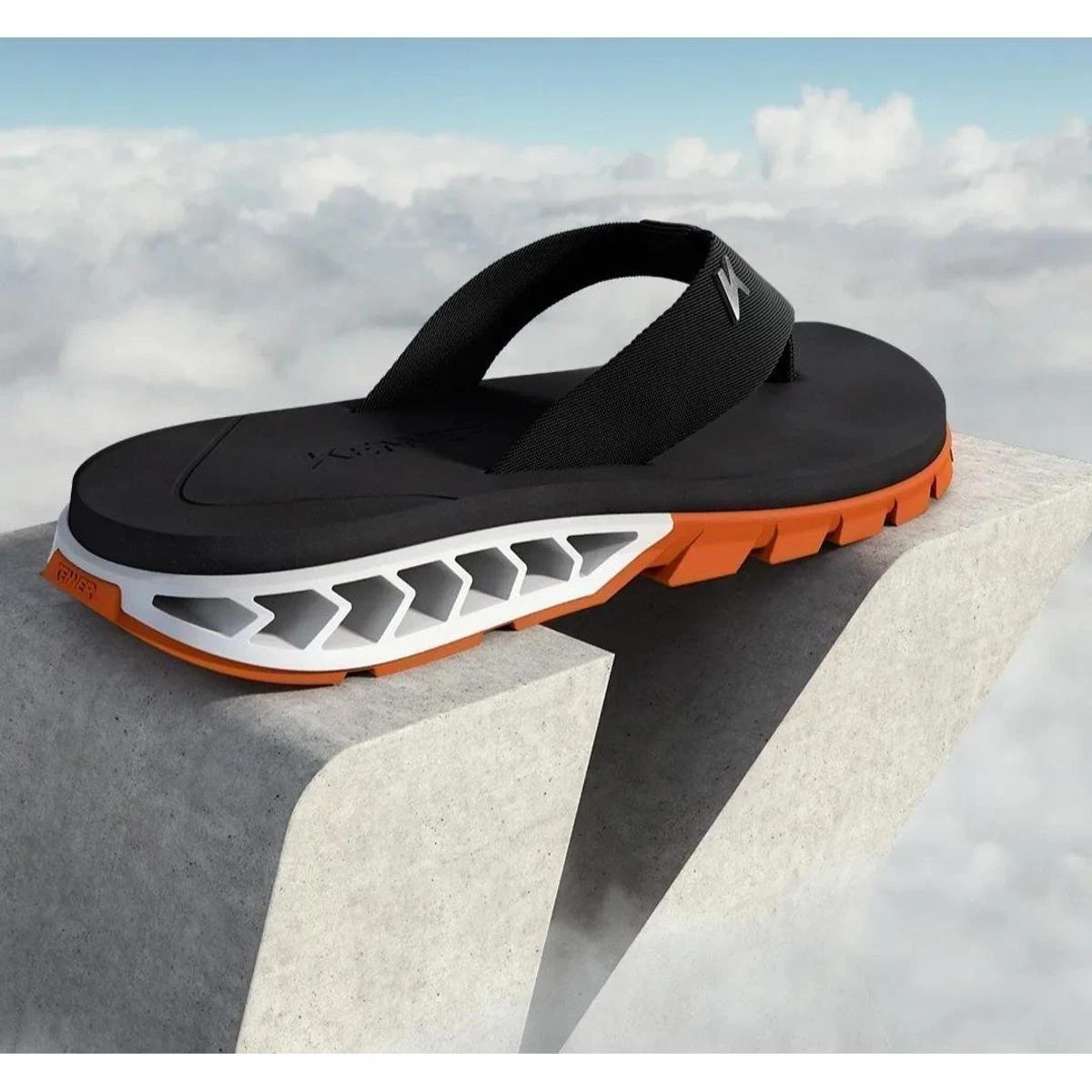 Sandália Chinelo Kenner Rakka Preto//Branco 3 Sandália Chinelo Kenner Rakka Preto//Branco