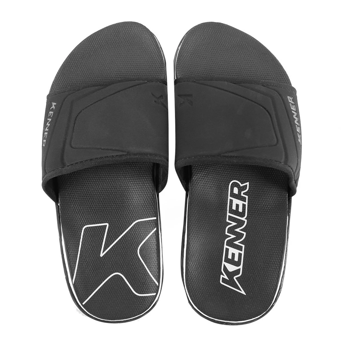 Chinelo Slide Kenner Logo Masculino 3 Chinelo Slide Kenner Logo Masculino