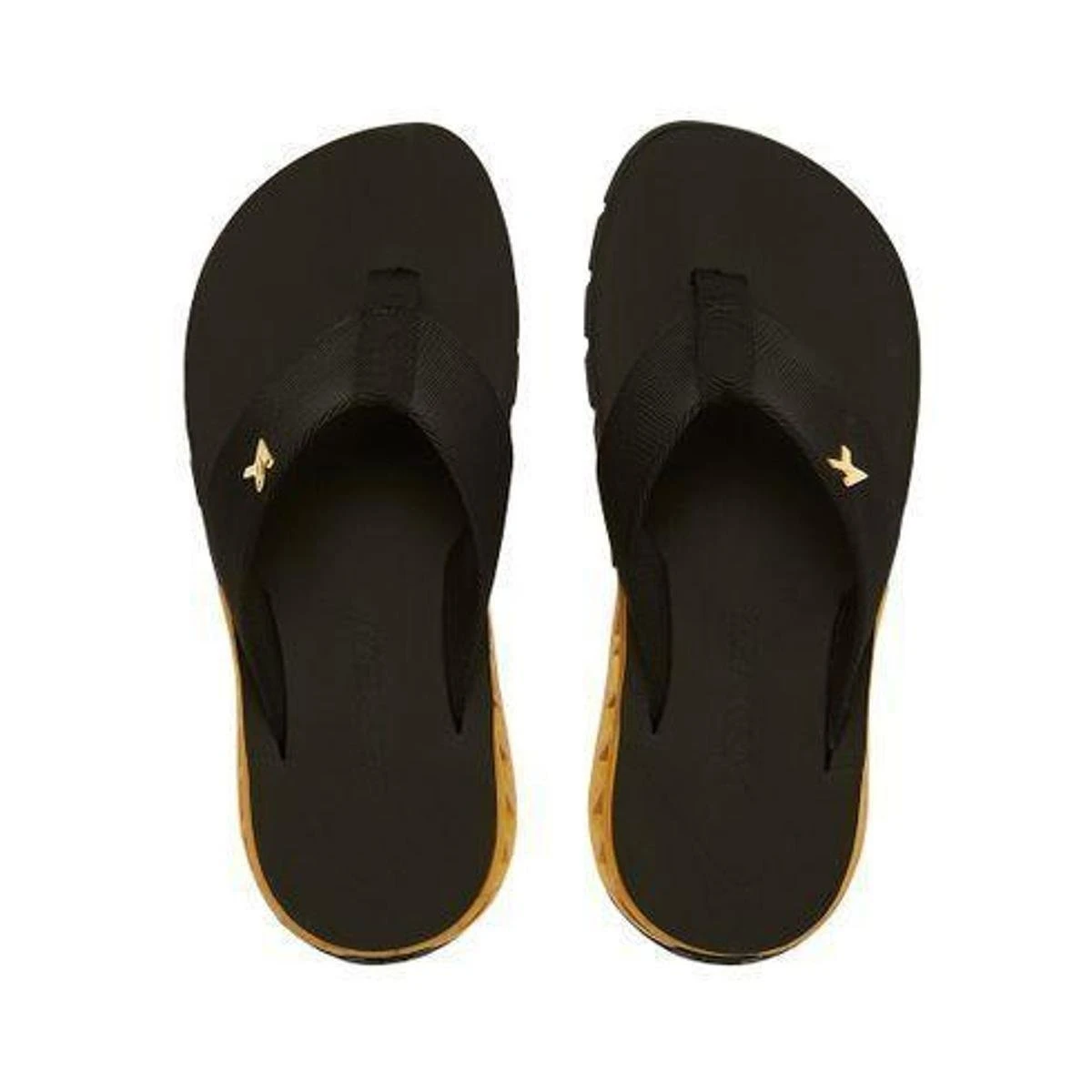 Chinelo Kenner Rakka Preto E Dourado - Masculino 4 Chinelo Kenner Rakka Preto E Dourado - Masculino - Image 2