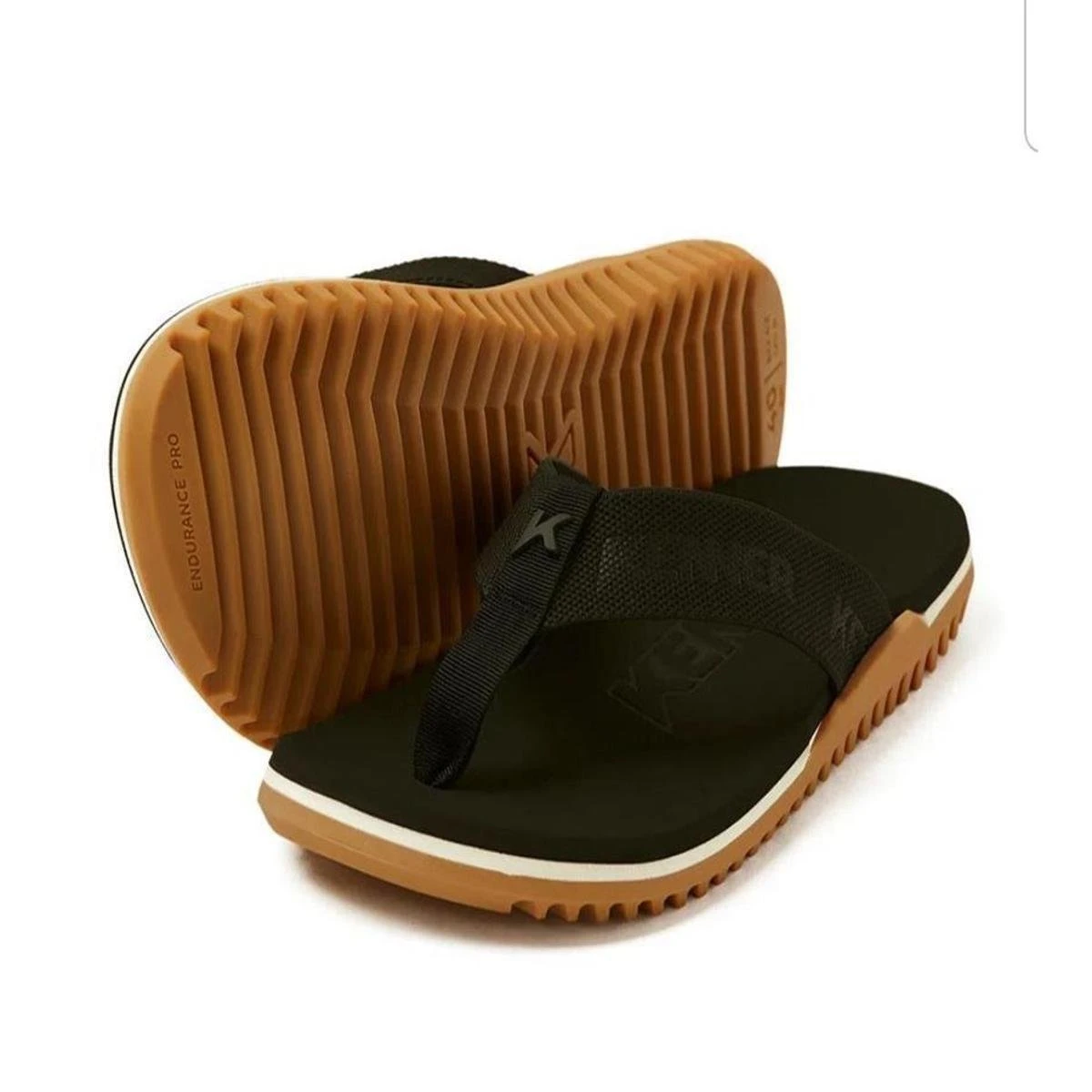 Chinelo Kenner NK6 Ampass Preto Branco E Kaki - Lançamento 3 Chinelo Kenner NK6 Ampass Preto Branco E Kaki - Lançamento