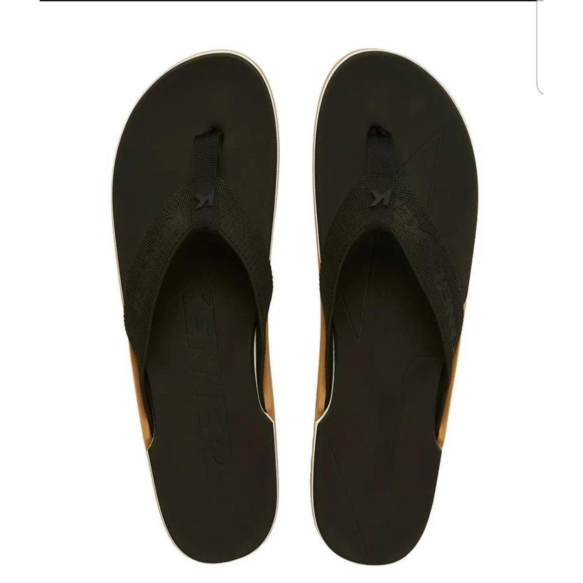 Chinelo Kenner NK6 Ampass Preto Branco E Kaki - Lançamento 4 Chinelo Kenner NK6 Ampass Preto Branco E Kaki - Lançamento - Image 2