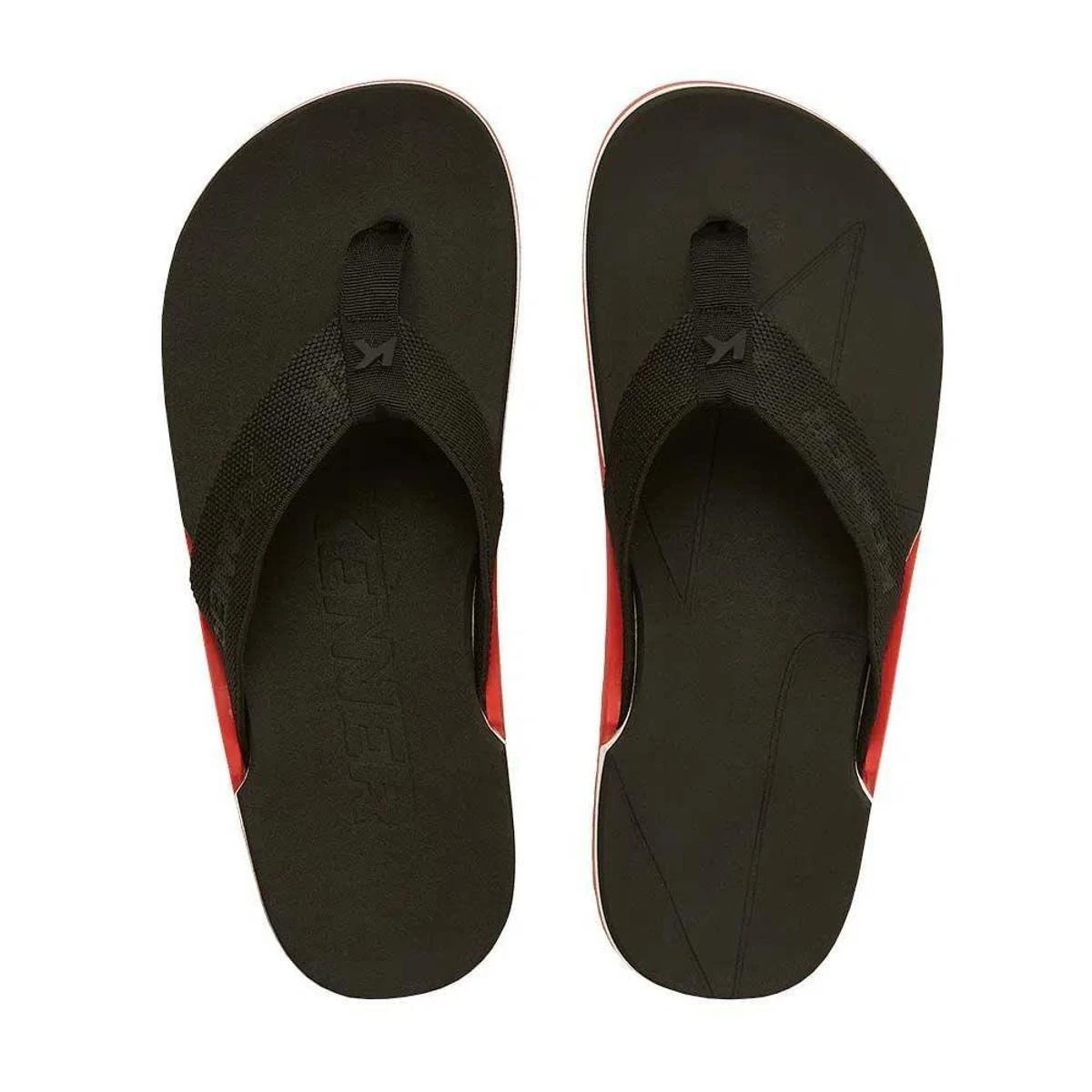 Sandália Kenner NK6 Ampass Preta / Vermelha 36 4 Sandália Kenner NK6 Ampass Preta / Vermelha 36 - Image 2