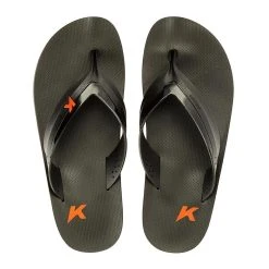 Chinelo Kenner Breath Masculino - Preto E Laranja