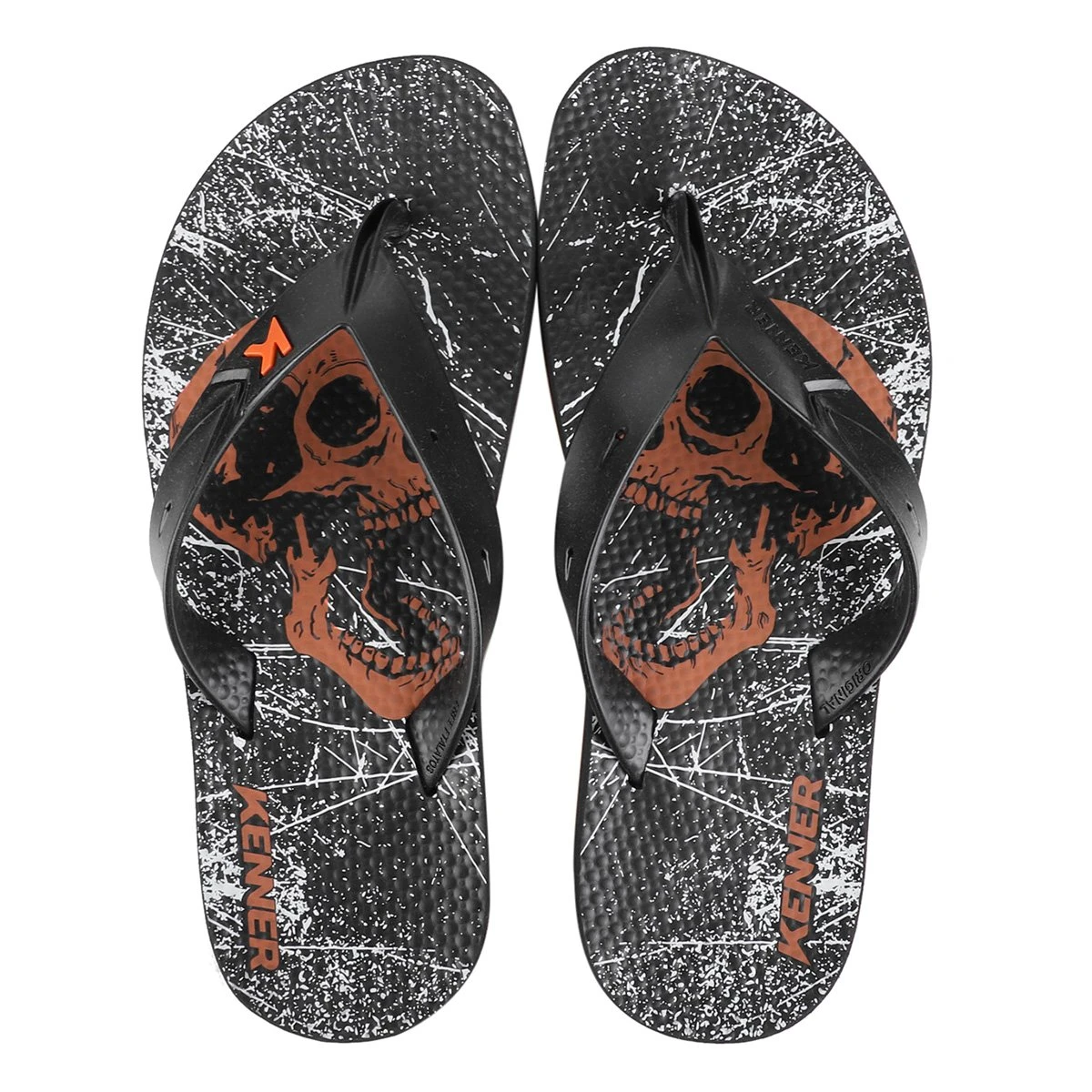Chinelo Kenner Summer Heavy Skull Masculino 3 Chinelo Kenner Summer Heavy Skull Masculino