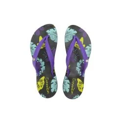 Chinelo Kenner Lips Ibiza Butterfly Preto/Roxo