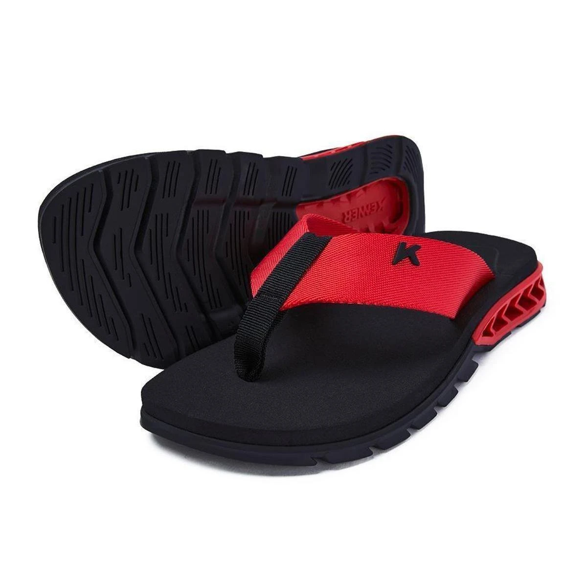 Chinelo Kenner Rakka Preto E Vermelho - Masculino 3 Chinelo Kenner Rakka Preto E Vermelho - Masculino