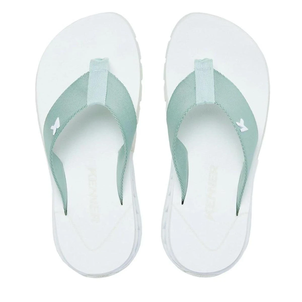 Chinelo Kenner Rakka All White Original Sandália DJK01 3 Chinelo Kenner Rakka All White Original Sandália DJK01