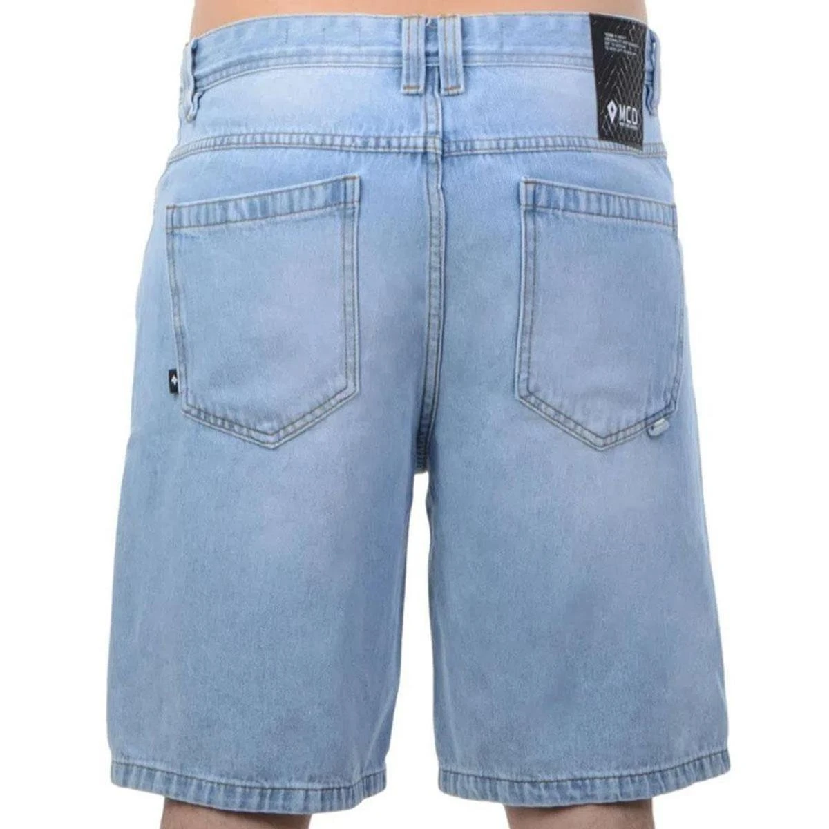 Bermuda Walk Mcd Denim Loose Masculino 5 Bermuda Walk Mcd Denim Loose Masculino - Image 3