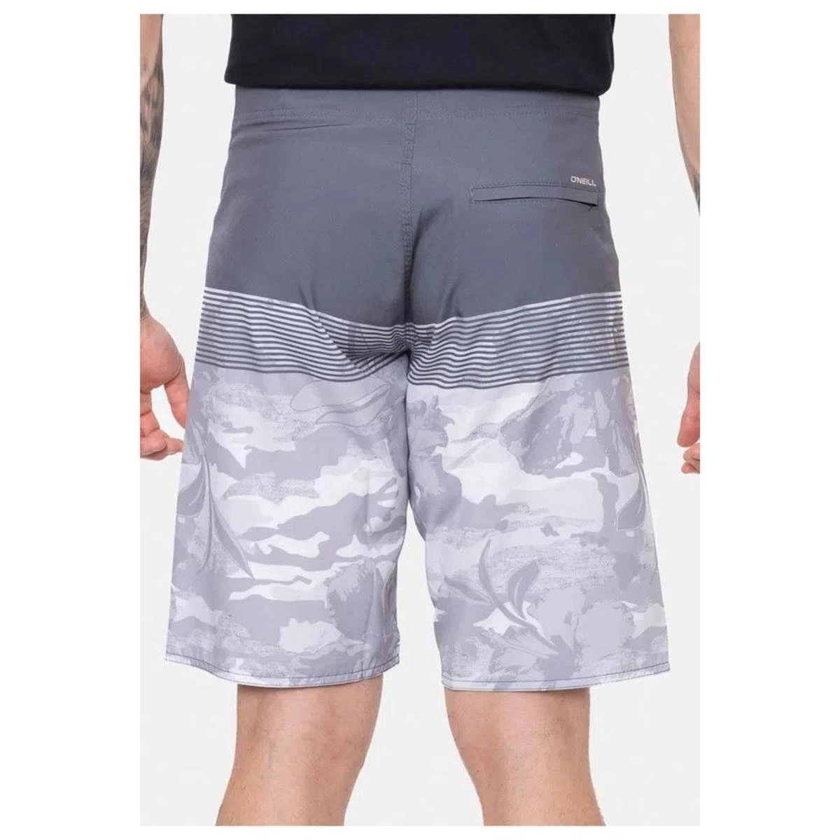 Bermuda Masculina O'Neill Boardshort Pupukea Cinza 4 Bermuda Masculina O'Neill Boardshort Pupukea Cinza - Image 2