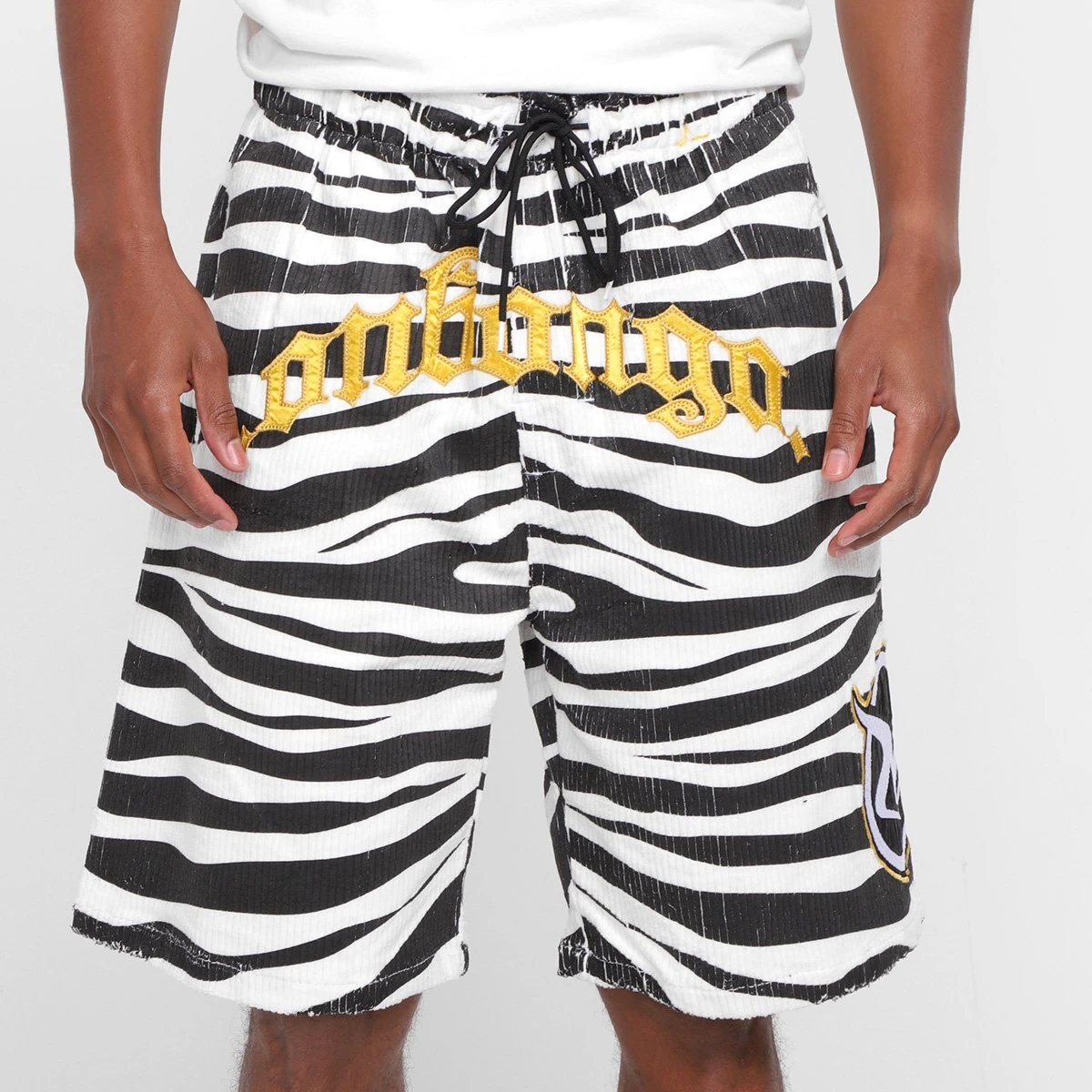 Bermuda Onbongo Plus Size Estampada Masculina 3 Bermuda Onbongo Plus Size Estampada Masculina