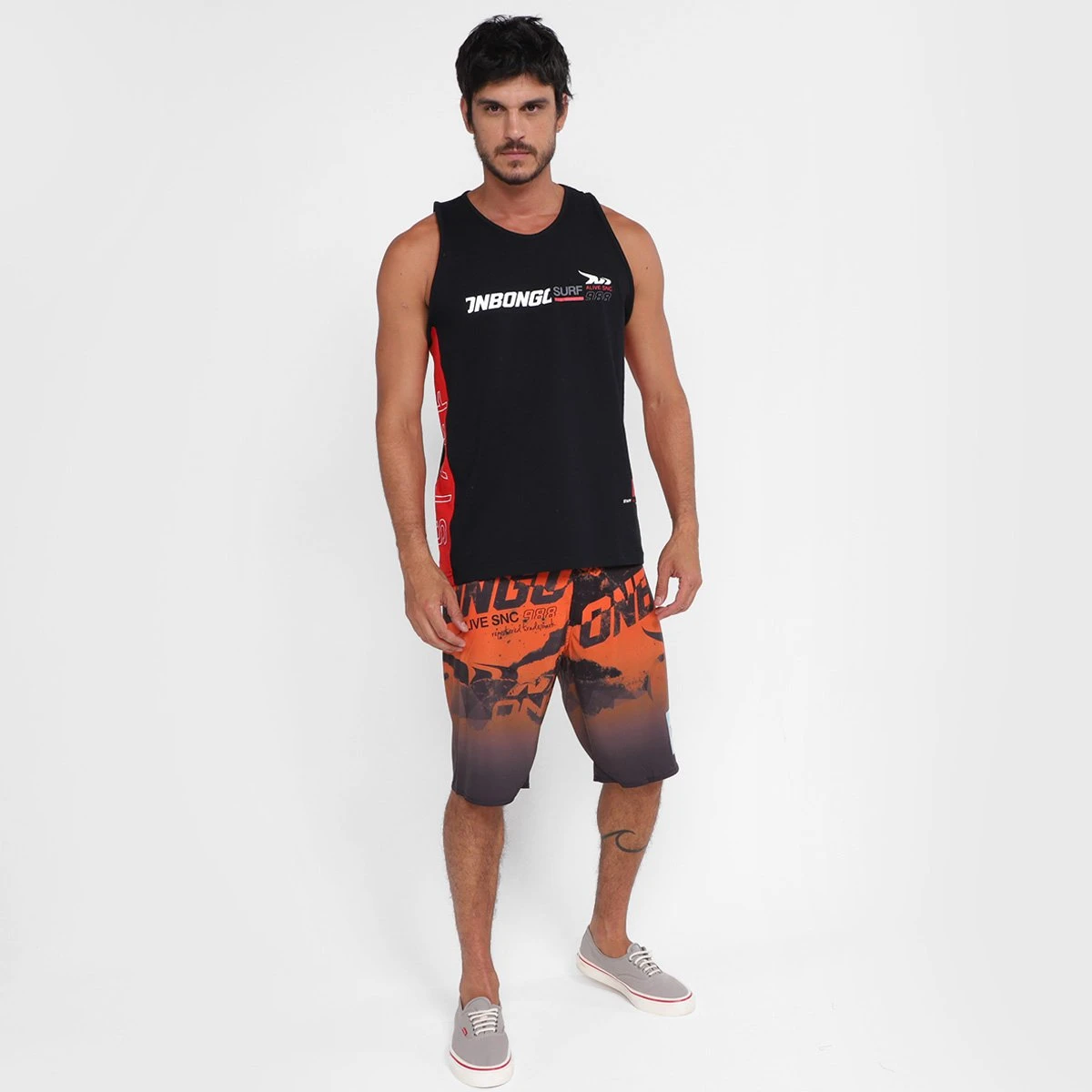 Bermuda D'Água Onbongo Estampada Masculina 6 Bermuda D'Água Onbongo Estampada Masculina - Image 4