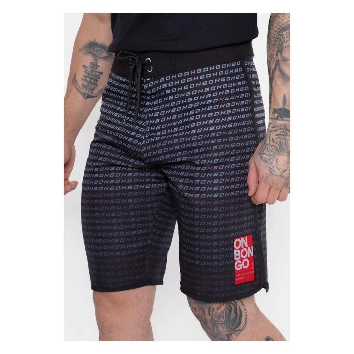 Boardshorts Onbongo Will Plus Size Estampada Original D558A 5 Boardshorts Onbongo Will Plus Size Estampada Original D558A - Image 3