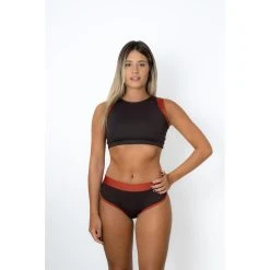 Shortinho Biquíni Art In Surf Brown Feminino Adulto