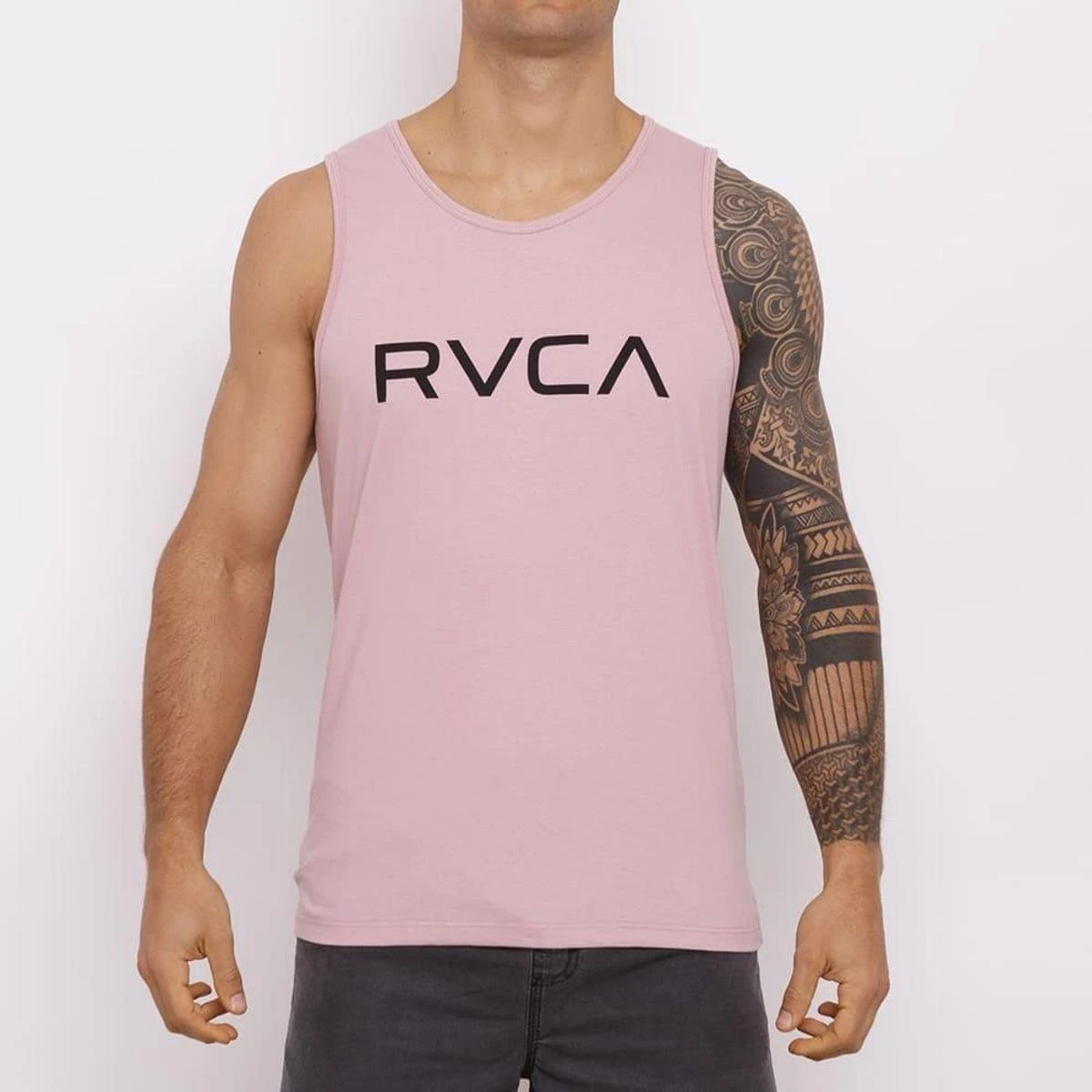 Camiseta Regata RVCA Big Rosa 3 Camiseta Regata RVCA Big Rosa