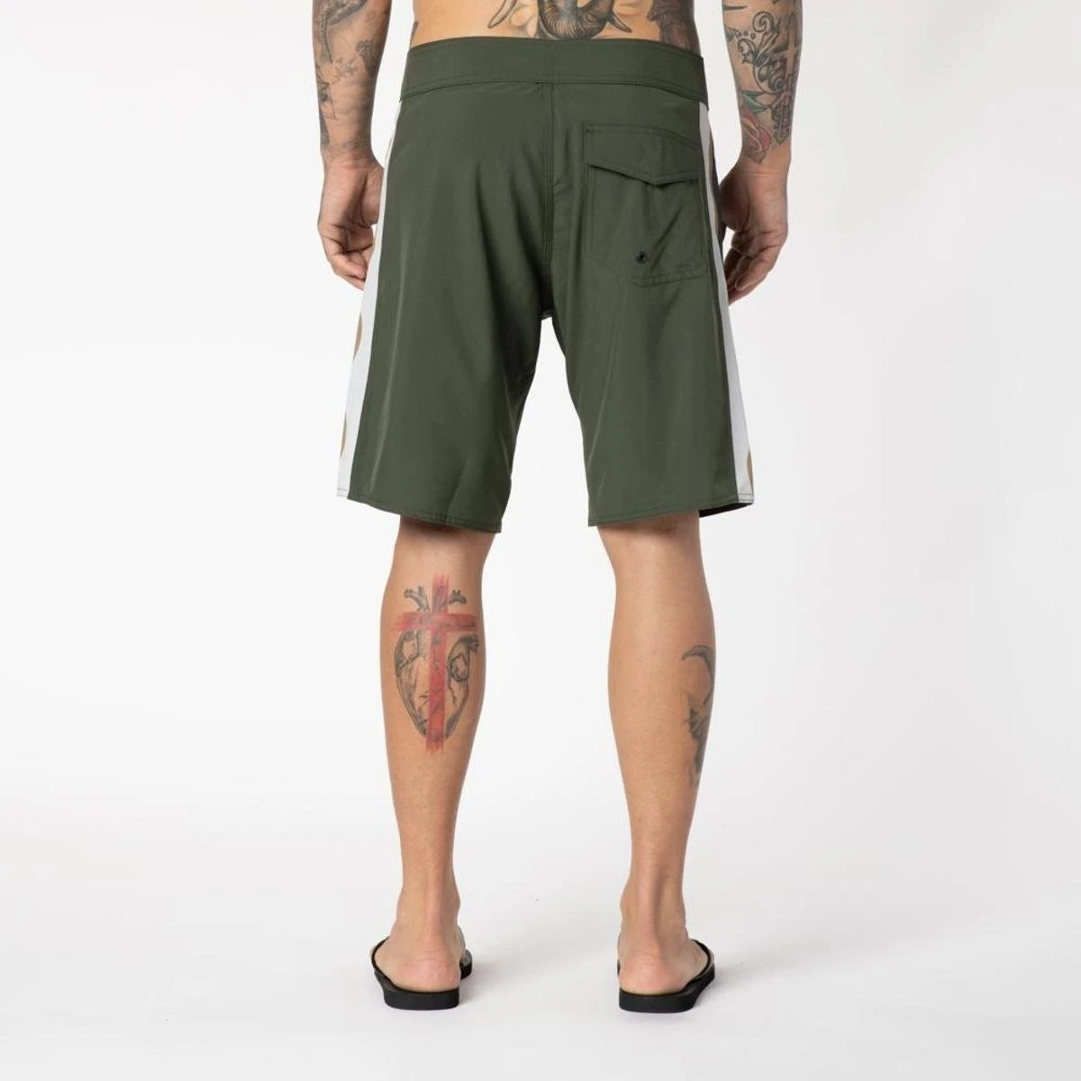 RVCA BOARDSHORT APEX TRUNK - VERDE MILITAR - 48 5 RVCA BOARDSHORT APEX TRUNK - VERDE MILITAR - 48 - Image 3