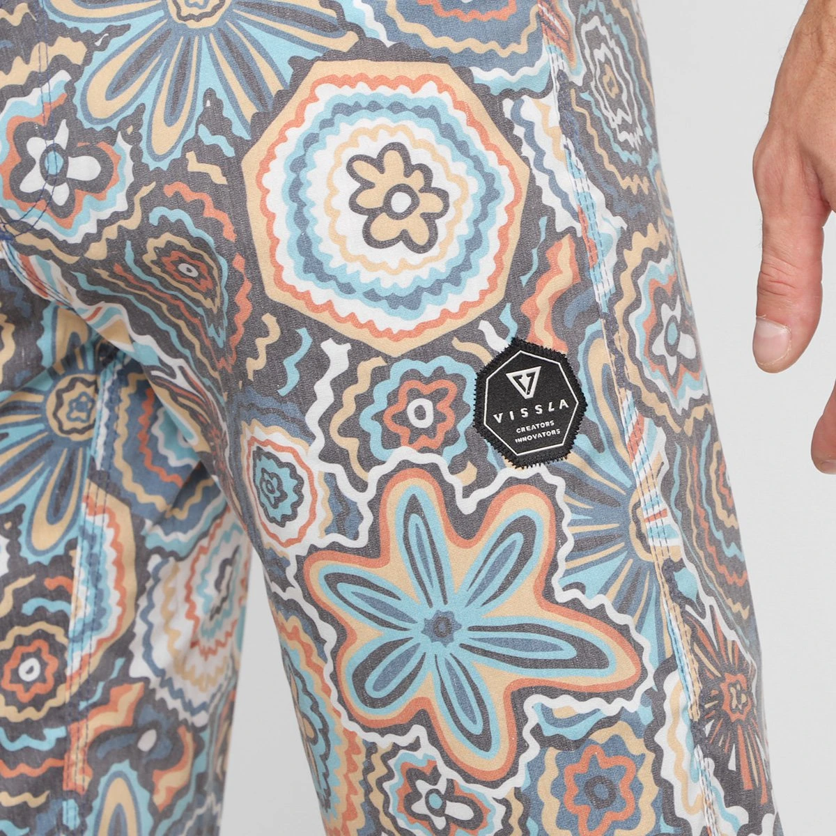 Bermuda D'Água Vissla Squiggy Masculina 5 Bermuda D'Água Vissla Squiggy Masculina - Image 3