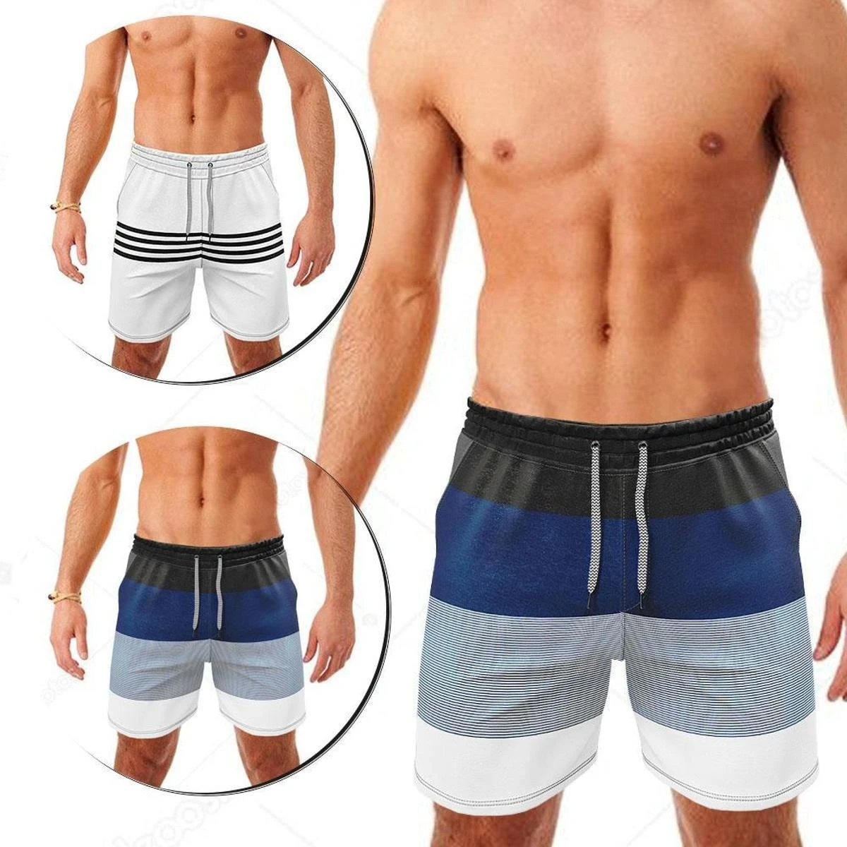 Canal Surf Kit 2 Bermudas Shorts Masculina Agua Tactel Academia Praia 3 Canal Surf Kit 2 Bermudas Shorts Masculina Agua Tactel Academia Praia
