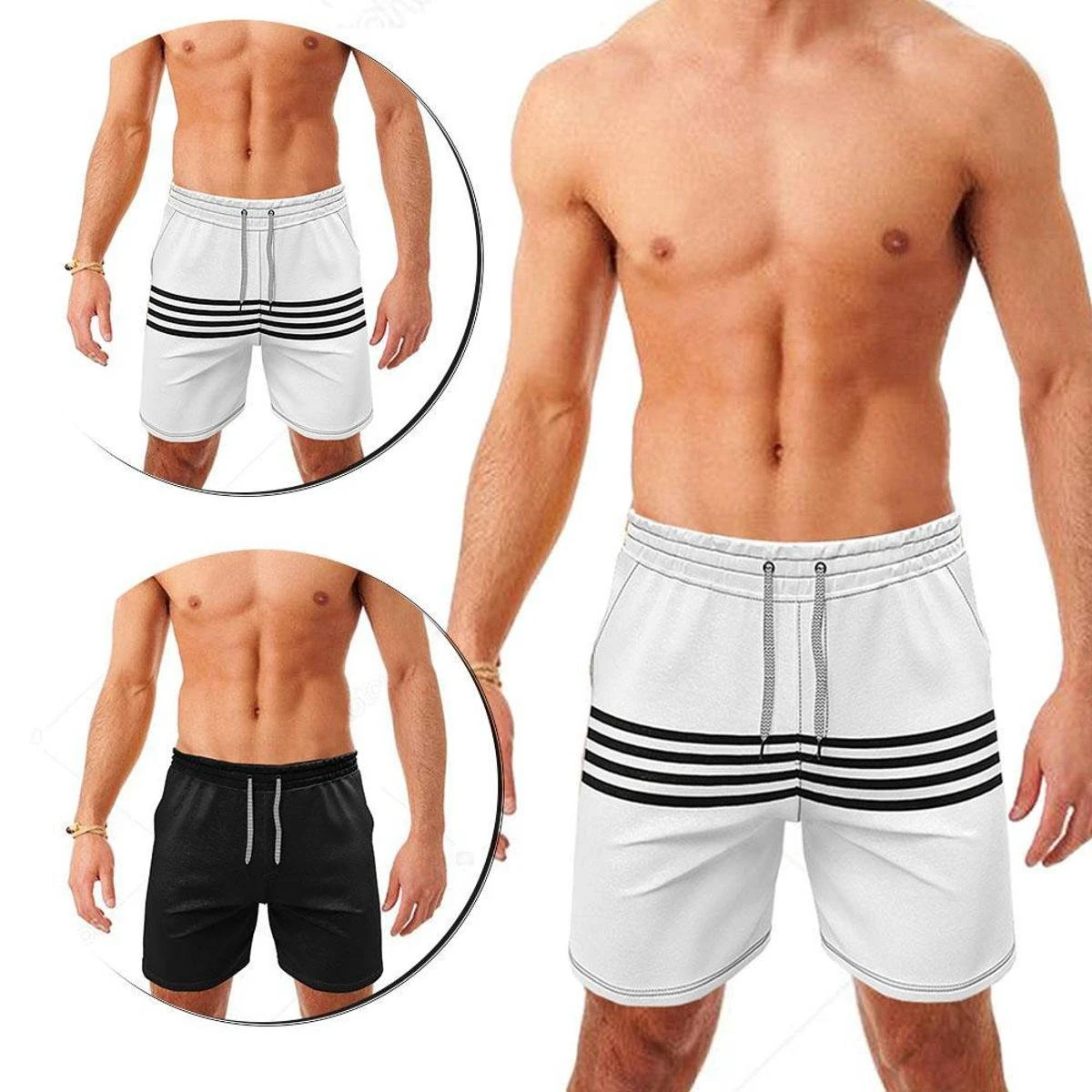 Canal Surf Kit Shorts Tactel 2 Bermudas Praia Academia Lazer 3 Canal Surf Kit Shorts Tactel 2 Bermudas Praia Academia Lazer