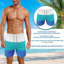 Canal Surf Kit Shorts Tactel 2 Bermudas Praia Academia Lazer 9 Canal Surf Kit Shorts Tactel 2 Bermudas Praia Academia Lazer -Redley Store MRQ 0481 006 zoom4