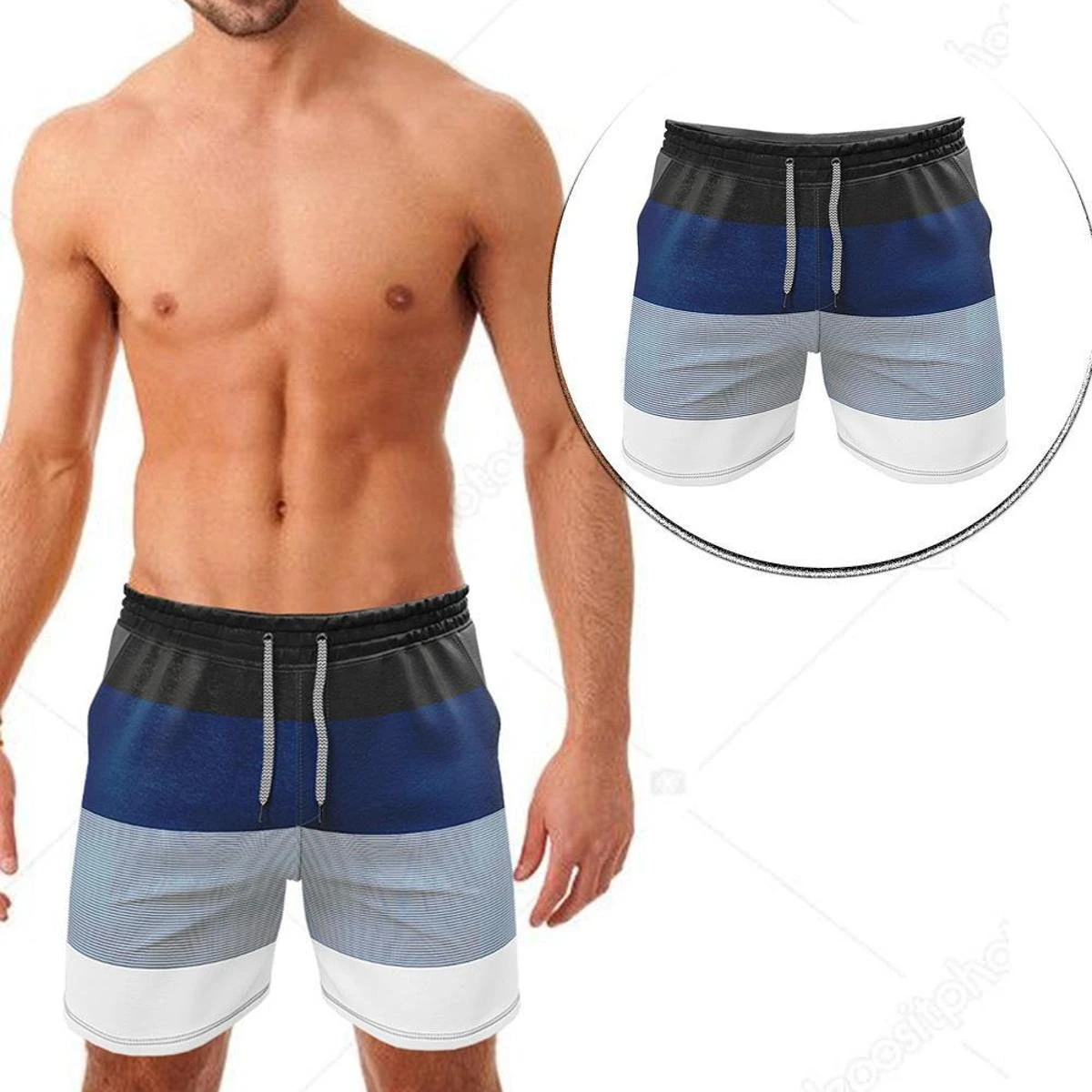 Canal Surf Bermuda Masculina Shorts Tactel Academia Treino Praia- Estampada 3 Canal Surf Bermuda Masculina Shorts Tactel Academia Treino Praia- Estampada
