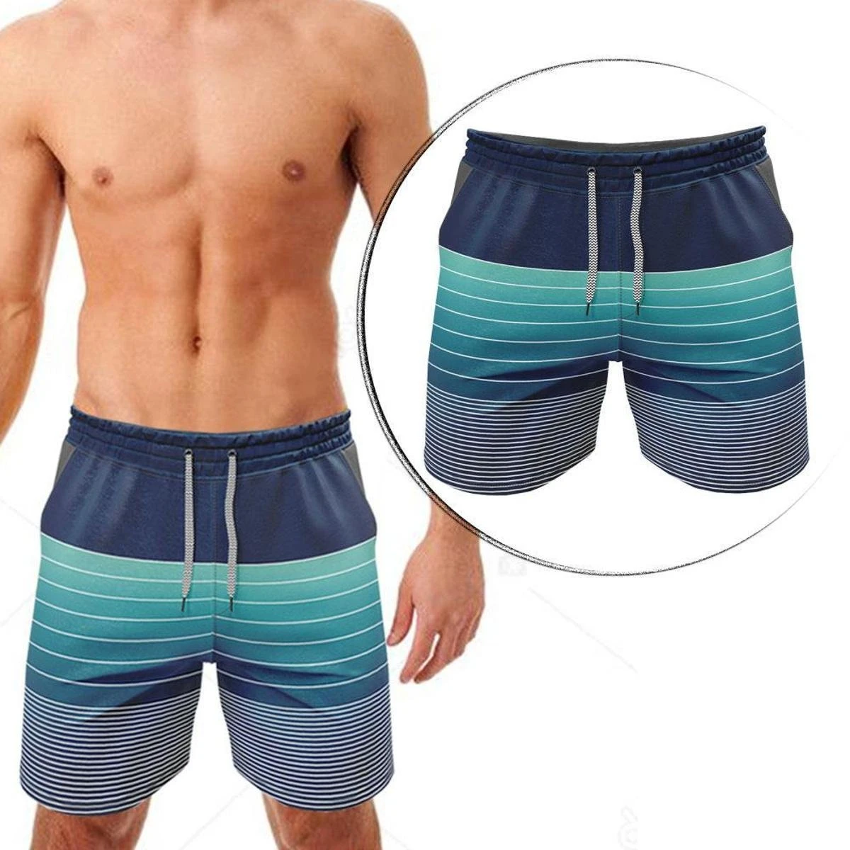 Canal Surf Bermuda Tactel Masculina Shorts Academia Treino Praia- Estampada 3 Canal Surf Bermuda Tactel Masculina Shorts Academia Treino Praia- Estampada