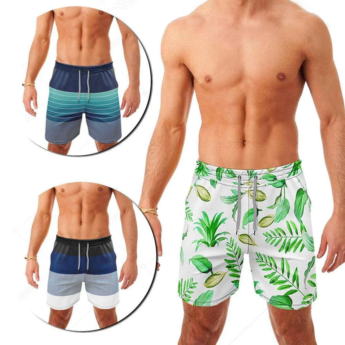 Canal Surf Kit 3 Shorts Tactel Bermuda Água Leve Masculino Praia Surf 3 Canal Surf Kit 3 Shorts Tactel Bermuda Água Leve Masculino Praia Surf